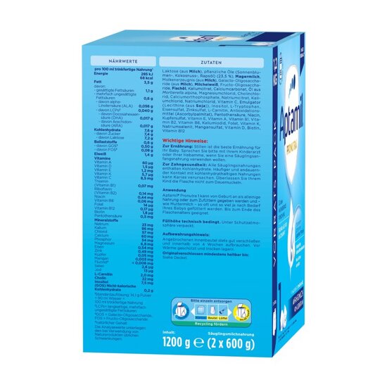 Aptamil 1 1200g Pronutra