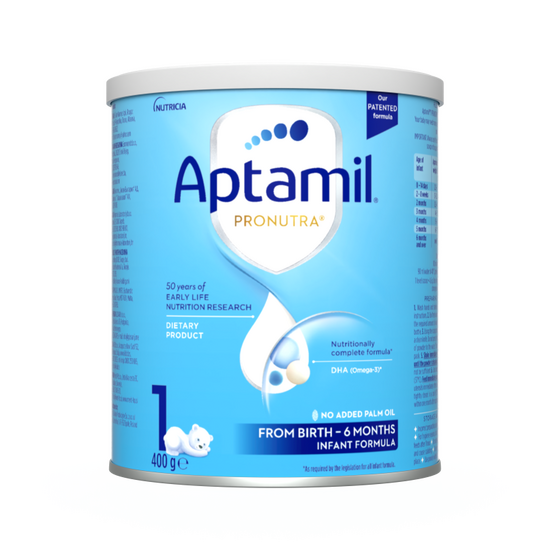 Aptamil® 1 PRONUTRA® Početno mleko za odojčad 400 g - prednja strana pakovanja
