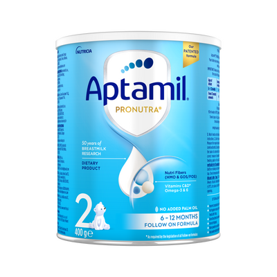 Aptamil® 2 PRONUTRA® Prelazno mleko za odojčad 400g - prednja strana pakovanja