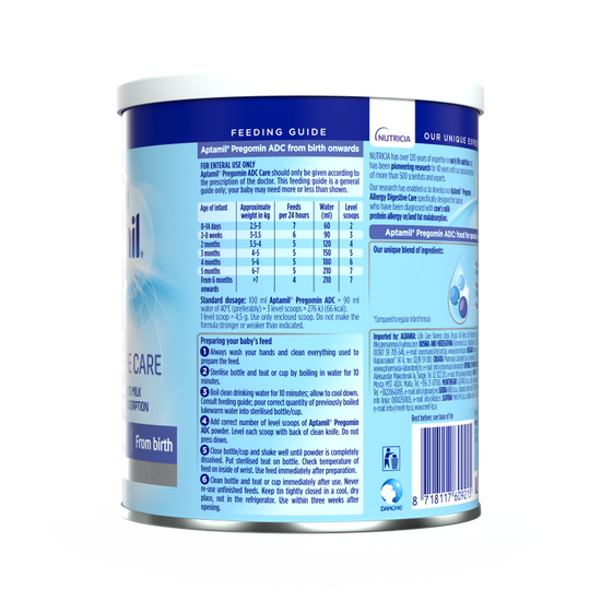 Aptamil® Allergy Digestive Care 400 g - leva strana pakovanja