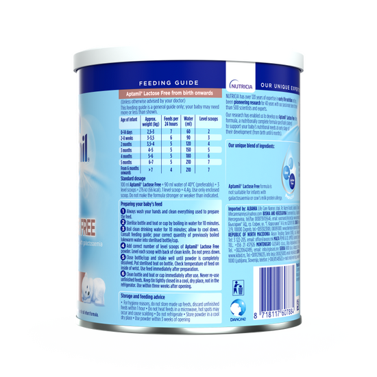 Aptamil® Bez Laktoze (LF) 400 g - leva strana pakovanja