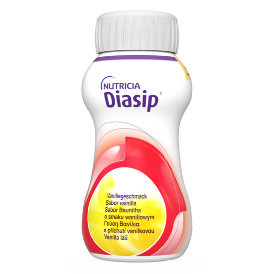 Diasip 4x200 ml, ukus vanile - prednja strana pakovanja