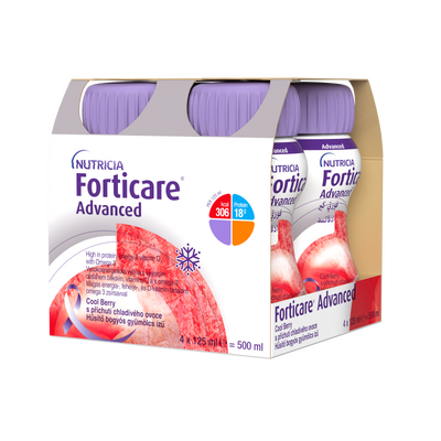 Forticare® Advanced Cool Berry 4x125 ml - pakovanje od 4