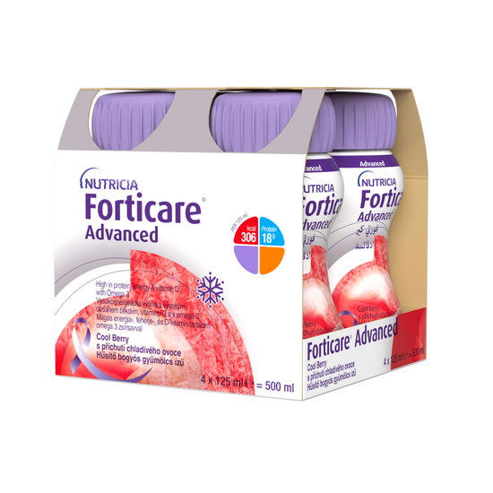 Forticare® Advanced Cool Berry 4x125 ml - pakovanje od 4