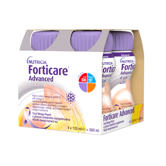 Forticare® Advanced Cool Mango Peach 4x125 ml - pakovanje od 4