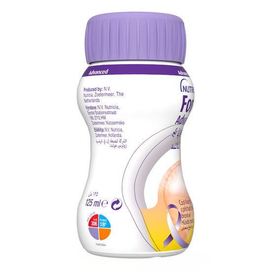 Forticare® Advanced Cool Mango Peach 4x125 ml - desna strana pakovanja
