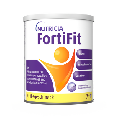 Fortifit 280 g, ukus vanile - prednja strana pakovanja