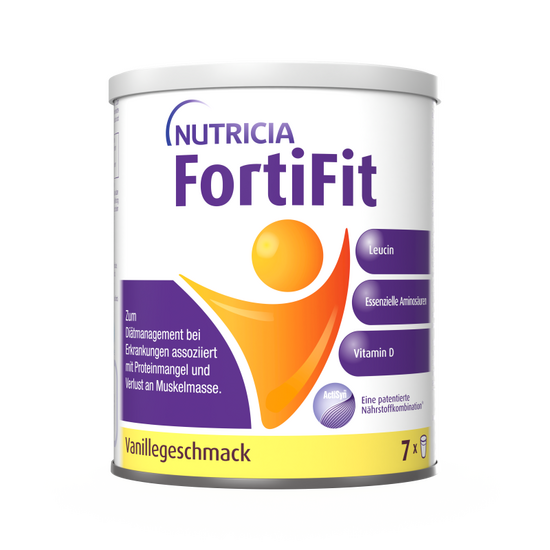 Fortifit 280 g, ukus vanile - prednja strana pakovanja