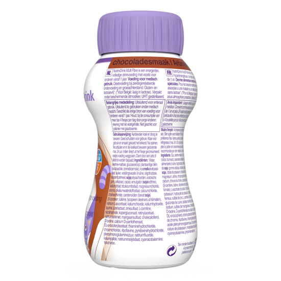 NutriniDrink MF Čokolada 200 ml - leva strana pakovanja