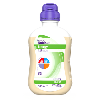 Nutrison Energy, 500 ml, hrana za enteralnu upotrebu je dijetetski proizvod - hrana za posebne medicinske namene za potrebe ishrane osoba sa poremećajima vezanim za malnutriciju i kojima je potrebna enteralna ishrana sa većim energetskim potrebama.